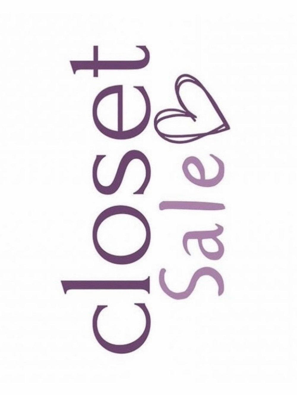 Closet Sale